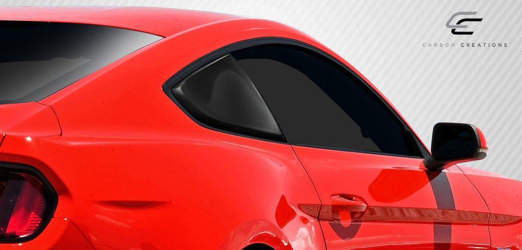 2015-2023 Ford Mustang Carbon Creations R-Spec Carbon Fiber Scoop - Image 2
