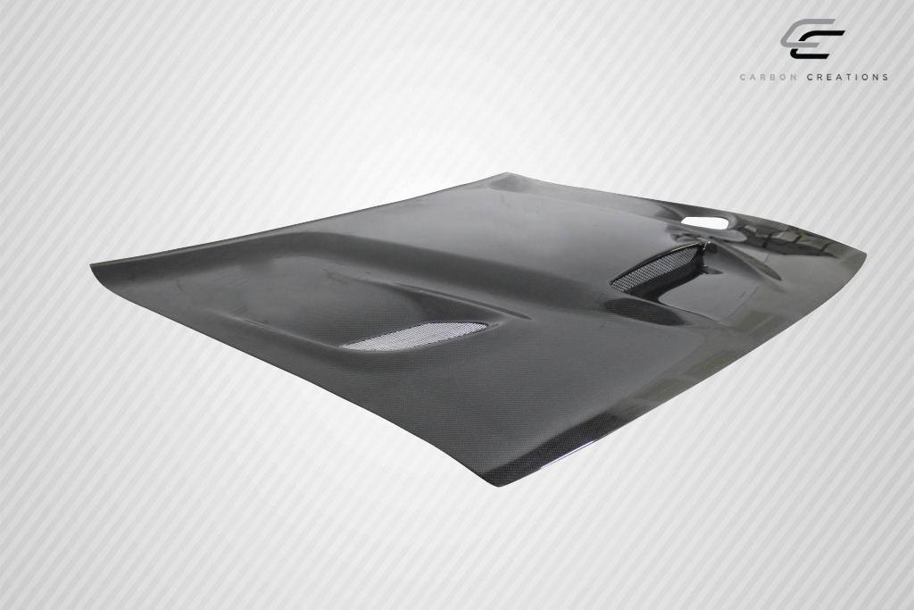 2008-2023 Dodge Challenger Carbon Creations Hellcat Carbon Fiber Hood - Image 10
