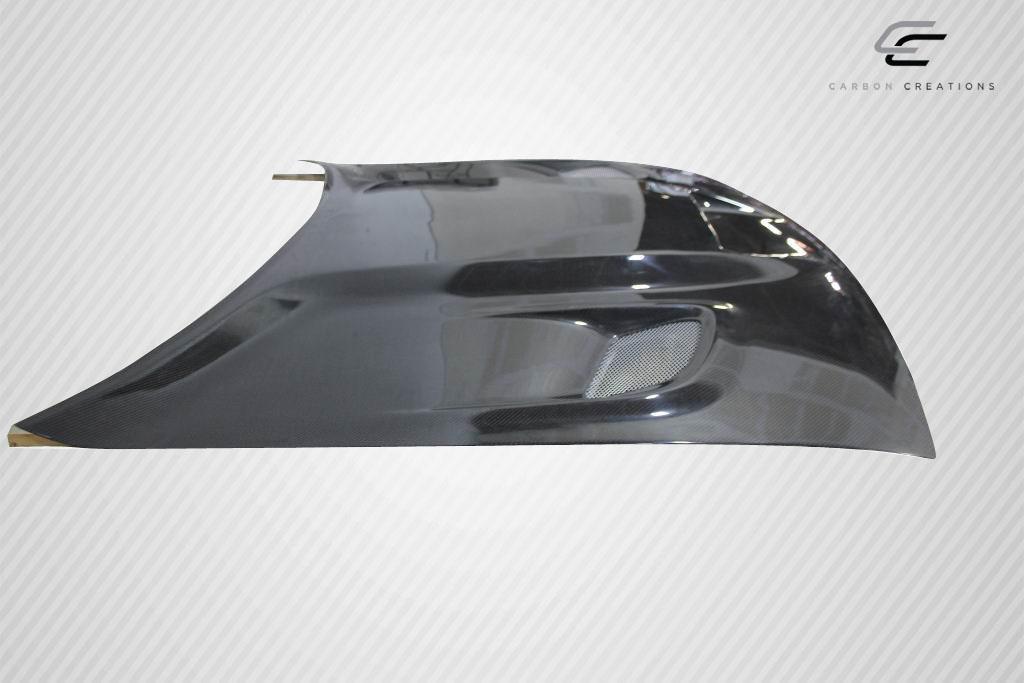 2008-2023 Dodge Challenger Carbon Creations Hellcat Carbon Fiber Hood - Image 11