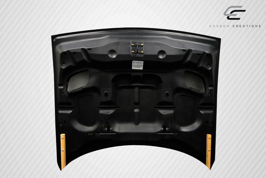 2008-2023 Dodge Challenger Carbon Creations Hellcat Carbon Fiber Hood - Image 6