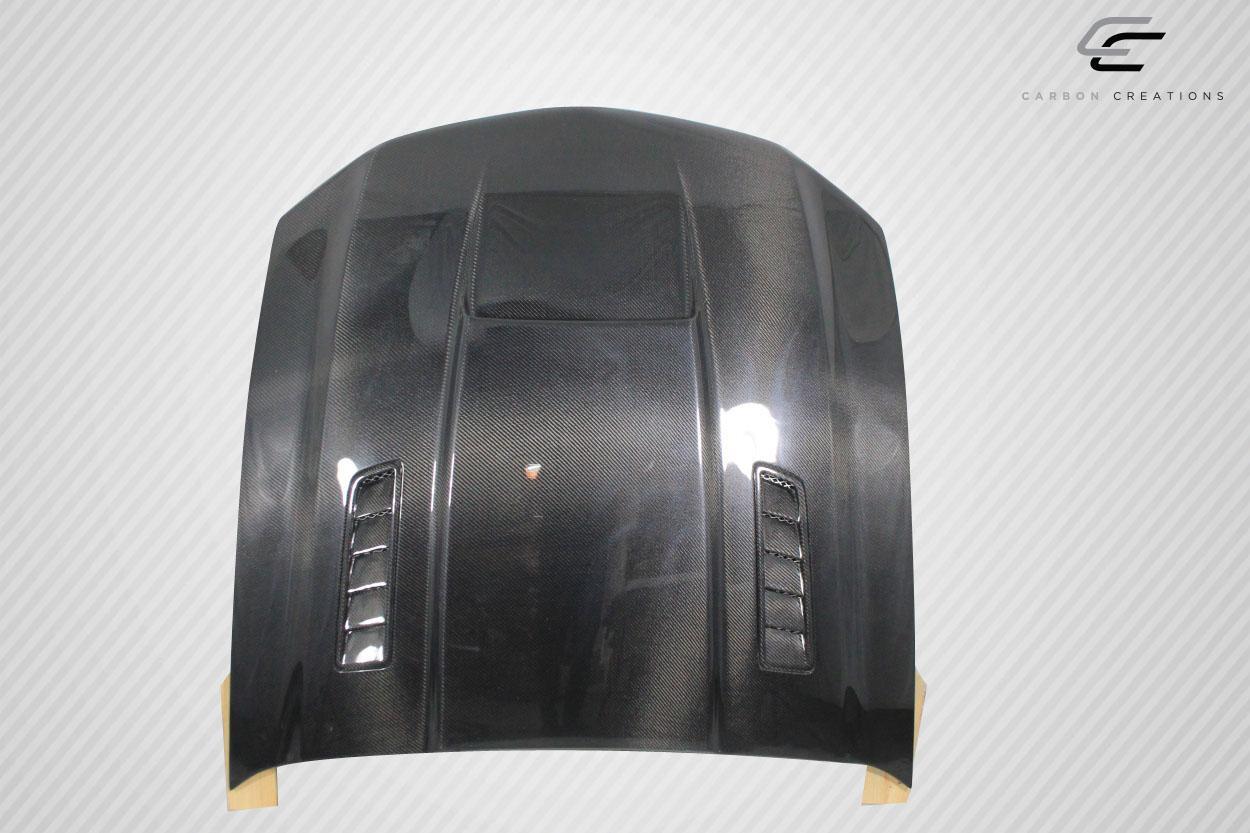 2010-2012 Ford Mustang Carbon Creations CVX Carbon Fiber Hood - Image 3