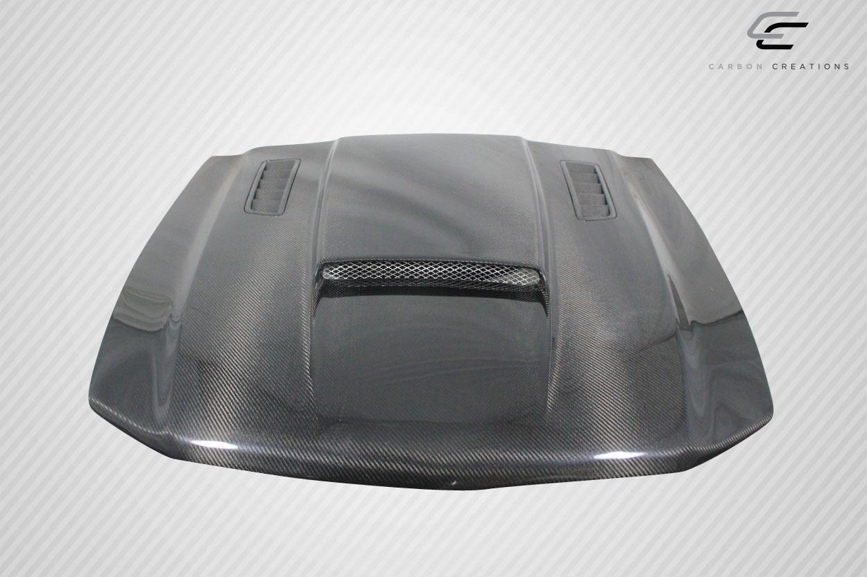 2010-2012 Ford Mustang Carbon Creations CVX Carbon Fiber Hood - Image 4