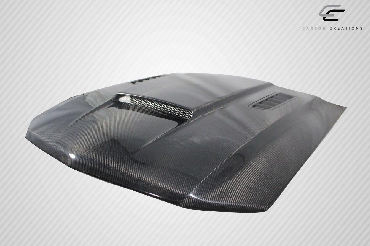 2010-2012 Ford Mustang Carbon Creations CVX Carbon Fiber Hood - Image 6