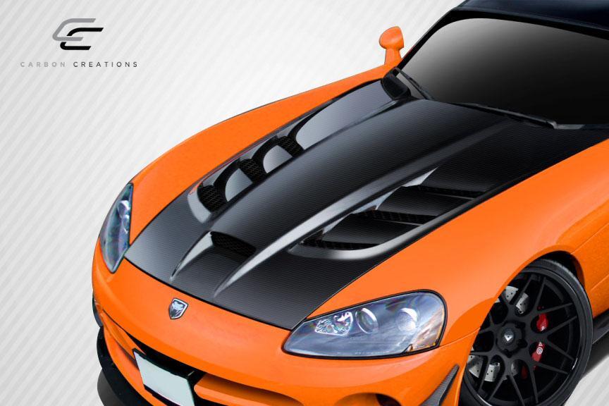 2003-2009 Dodge Viper Carbon Creations ACR Carbon Fiber Hood - Image 2