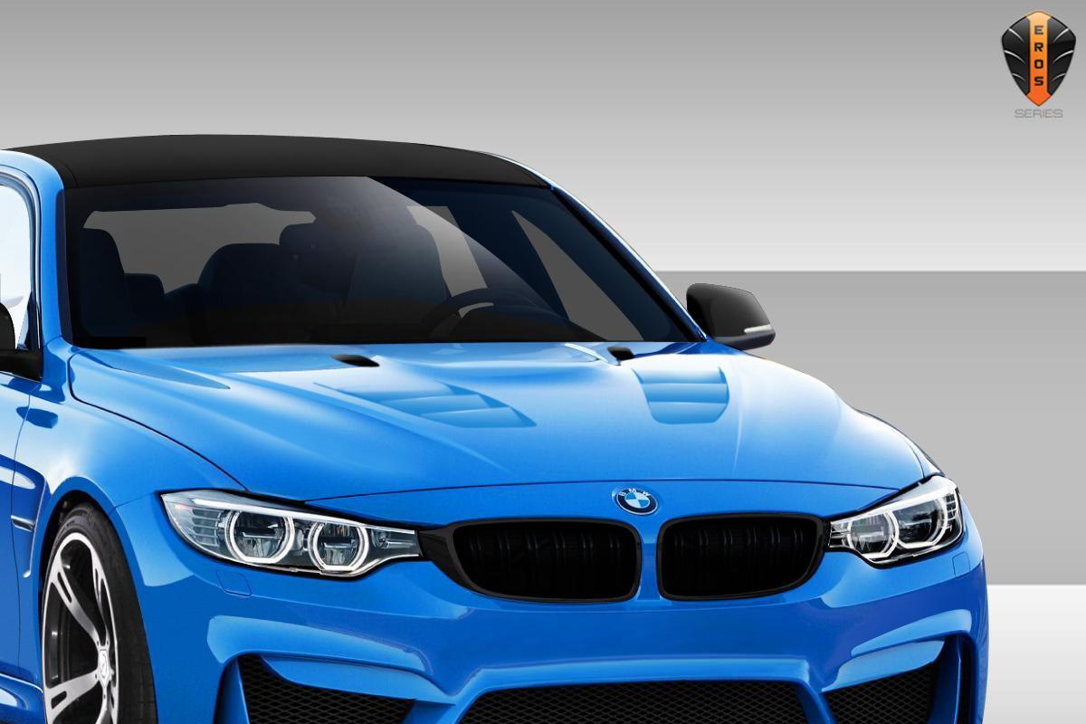 2012-2018 BMW 3 Series Duraflex Eros Version 1 Hood - Image 2