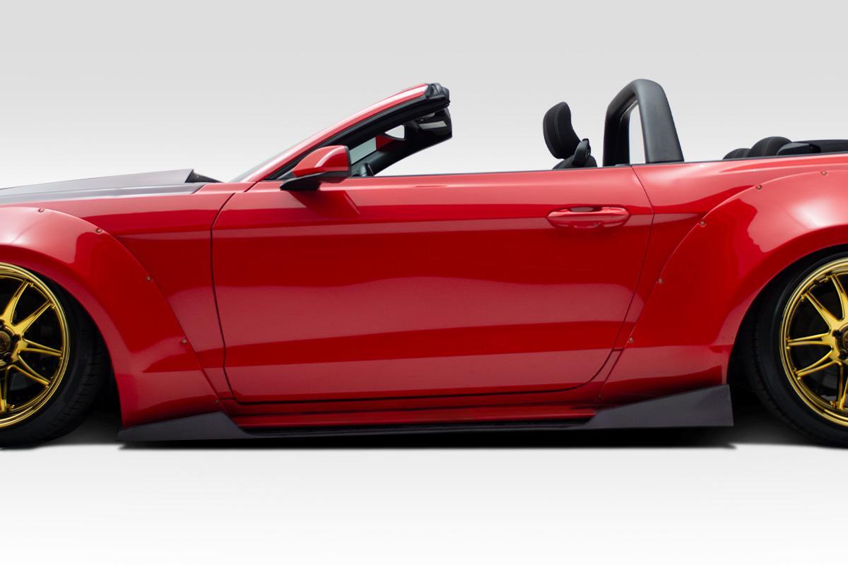 2015-2023 Ford Mustang Duraflex Grid Side Skirts - Image 1
