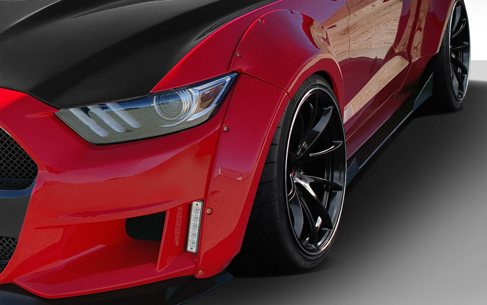 2015-2017 Ford Mustang Duraflex Grid Fender Flare - Image 1