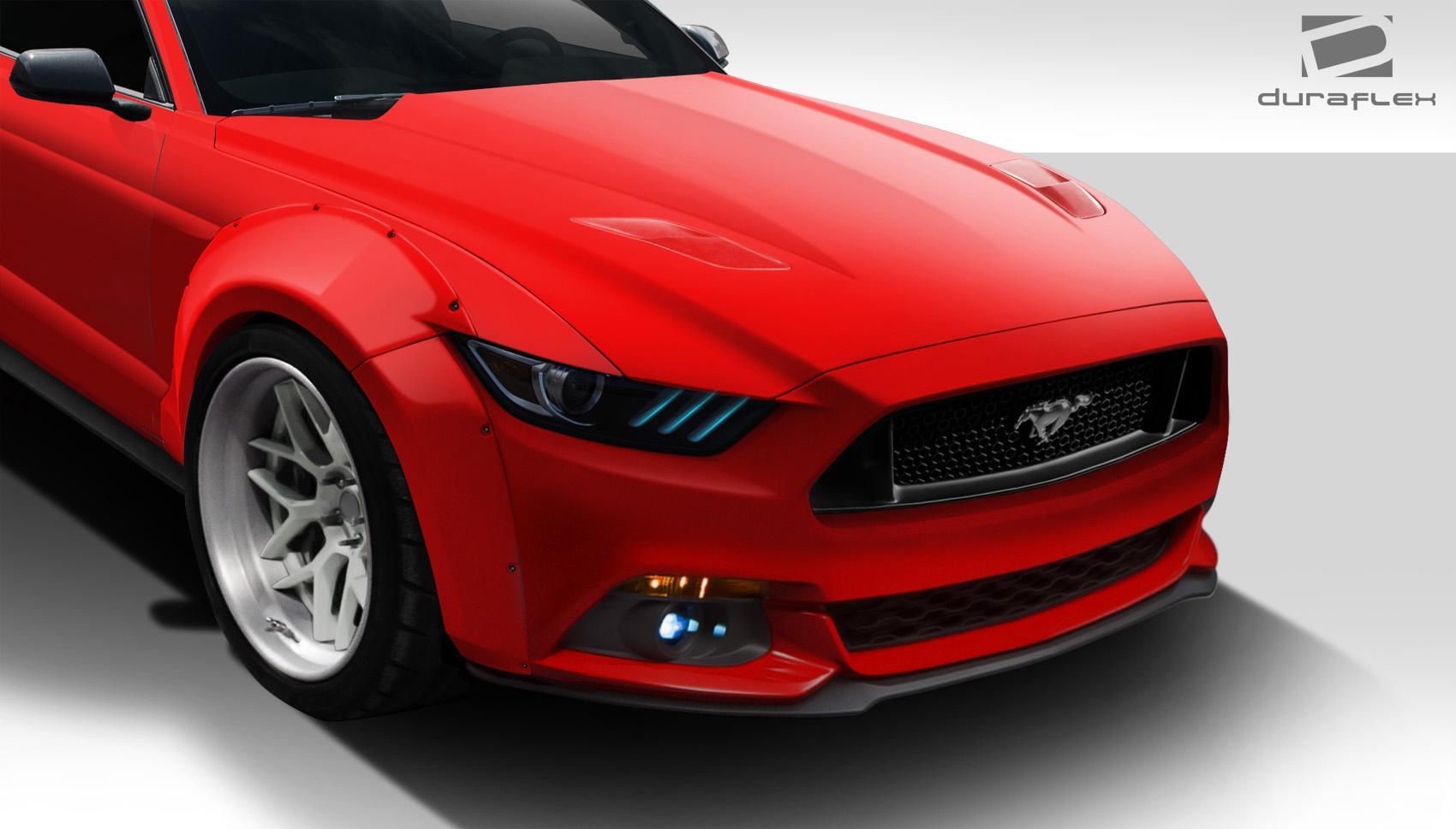 2015-2017 Ford Mustang Duraflex Grid Fender Flare - Image 9