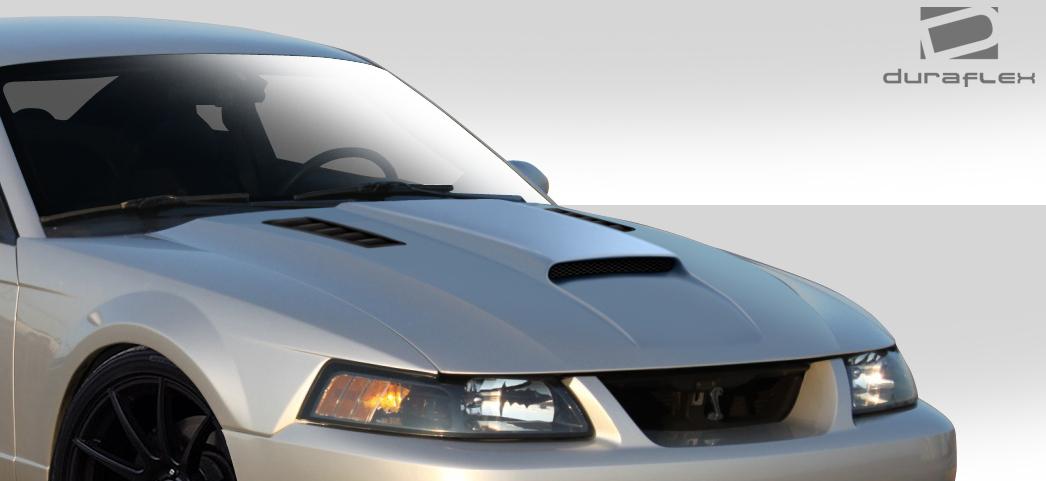 1999-2004 Ford Mustang Duraflex CVX Hood - Image 2