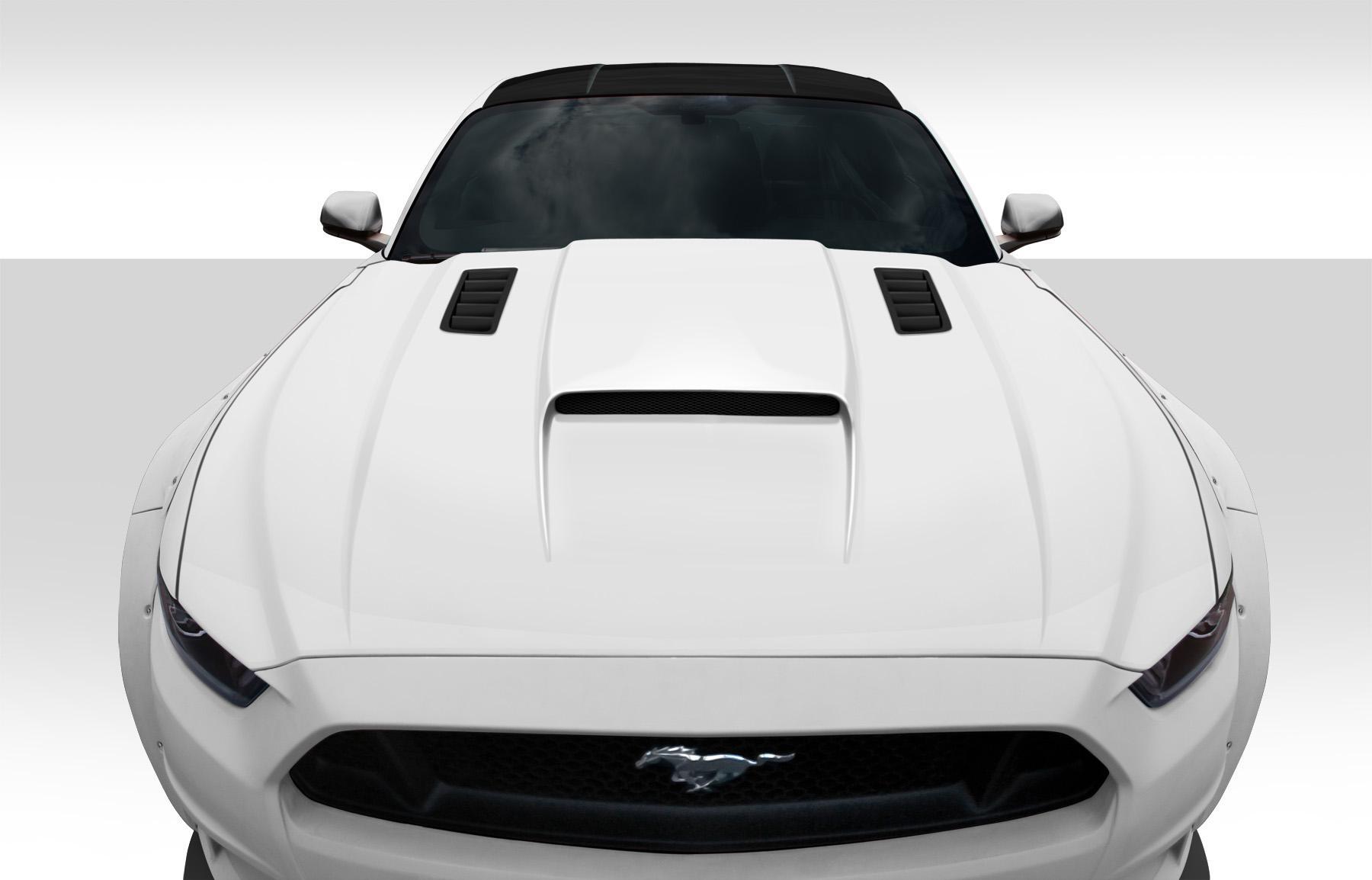 2015-2017 Ford Mustang Duraflex CVX Hood - Image 1