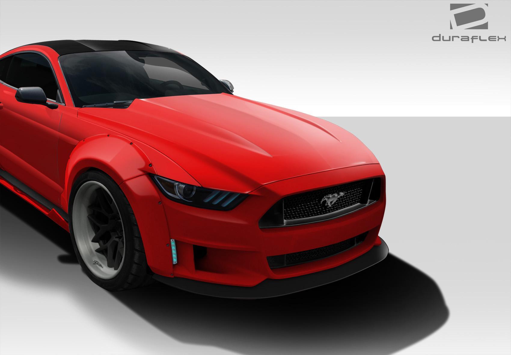 2015-2017 Ford Mustang Duraflex Cowl Hood - Image 3