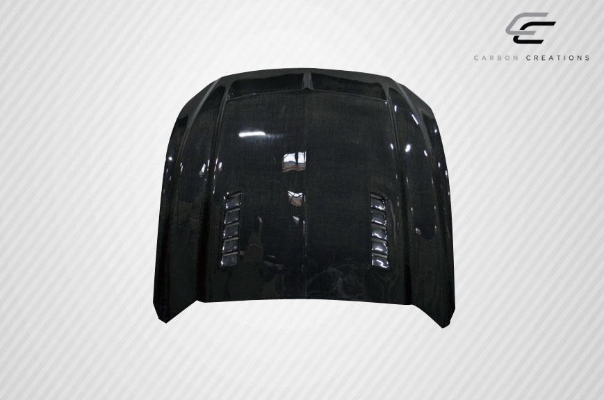 2015-2017 Ford Mustang Carbon Creations GT500 Carbon Fiber Hood - Image 3