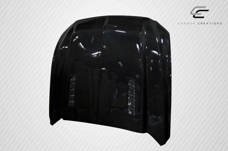 2015-2017 Ford Mustang Carbon Creations GT500 Carbon Fiber Hood - Image 4