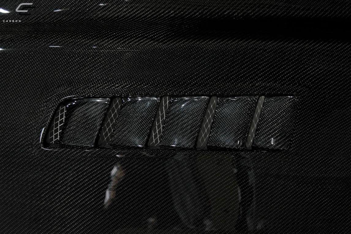 2015-2017 Ford Mustang Carbon Creations GT500 Carbon Fiber Hood - Image 5