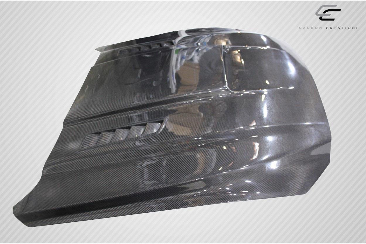 2015-2017 Ford Mustang Carbon Creations CVX Carbon Fiber Hood - Image 5