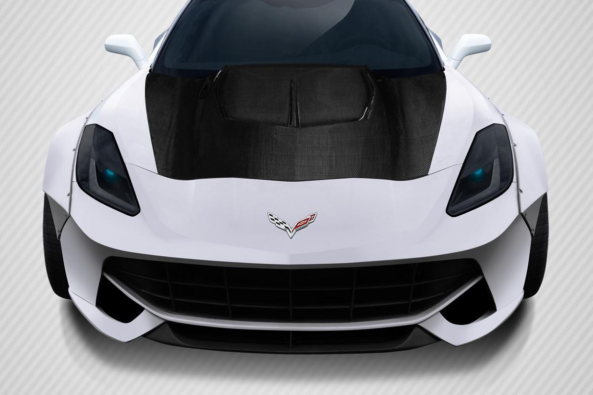 2014-2019 Chevrolet Corvette Carbon Creations Gran Veloce Carbon Fiber Hood - Image 1