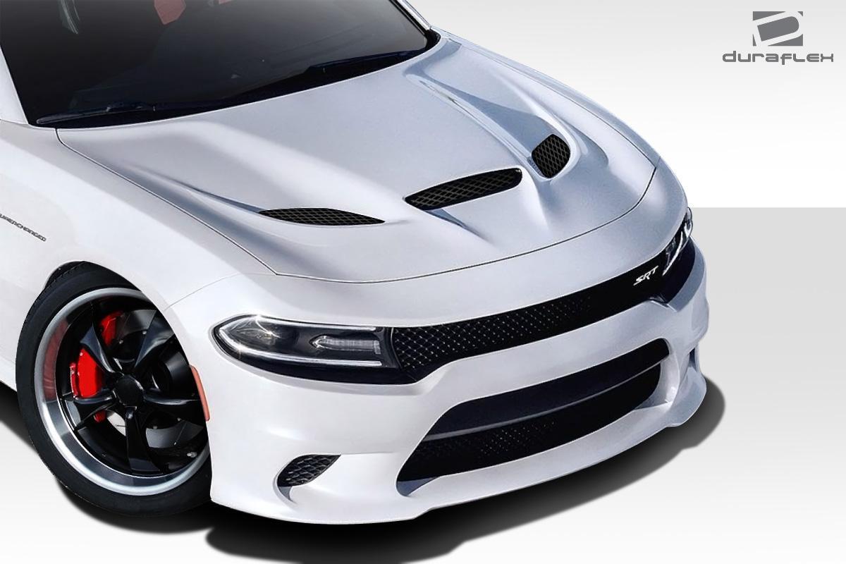 2015-2023 Dodge Charger Duraflex Hellcat Hood - Image 2