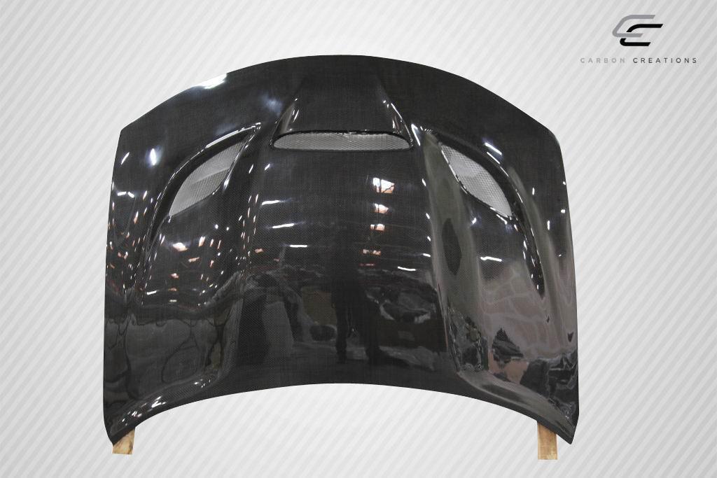 2015-2023 Dodge Charger Carbon Creations Hellcat Carbon Fiber Hood - Image 3