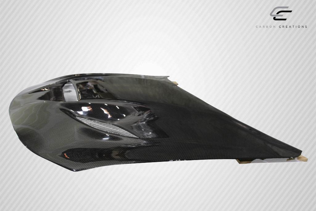 2015-2023 Dodge Charger Carbon Creations Hellcat Carbon Fiber Hood - Image 4