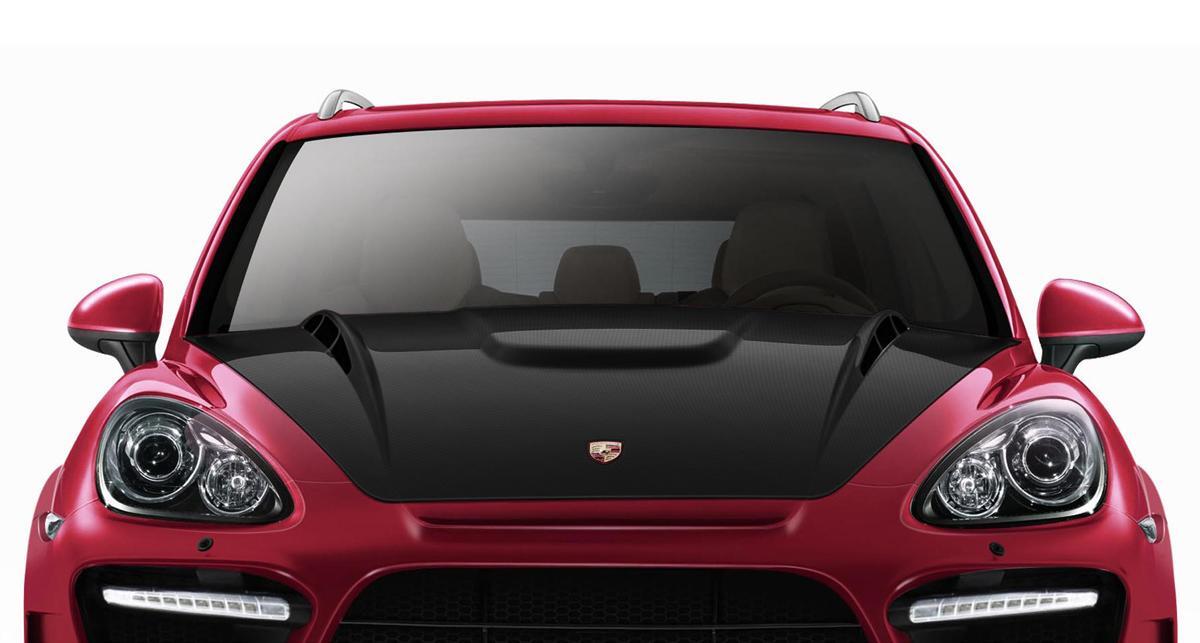 2011-2014 Porsche Cayenne Aero Function AF-3 Carbon Fiber Hood - Image 1