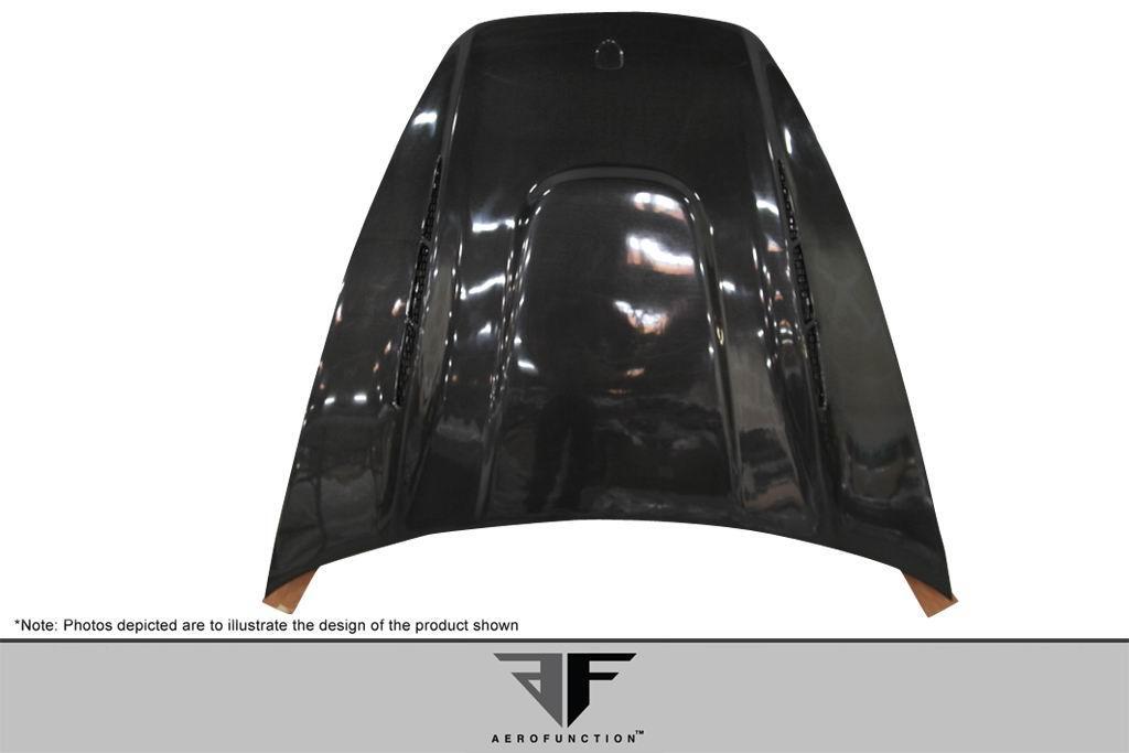 2011-2014 Porsche Cayenne Aero Function AF-3 Carbon Fiber Hood - Image 3