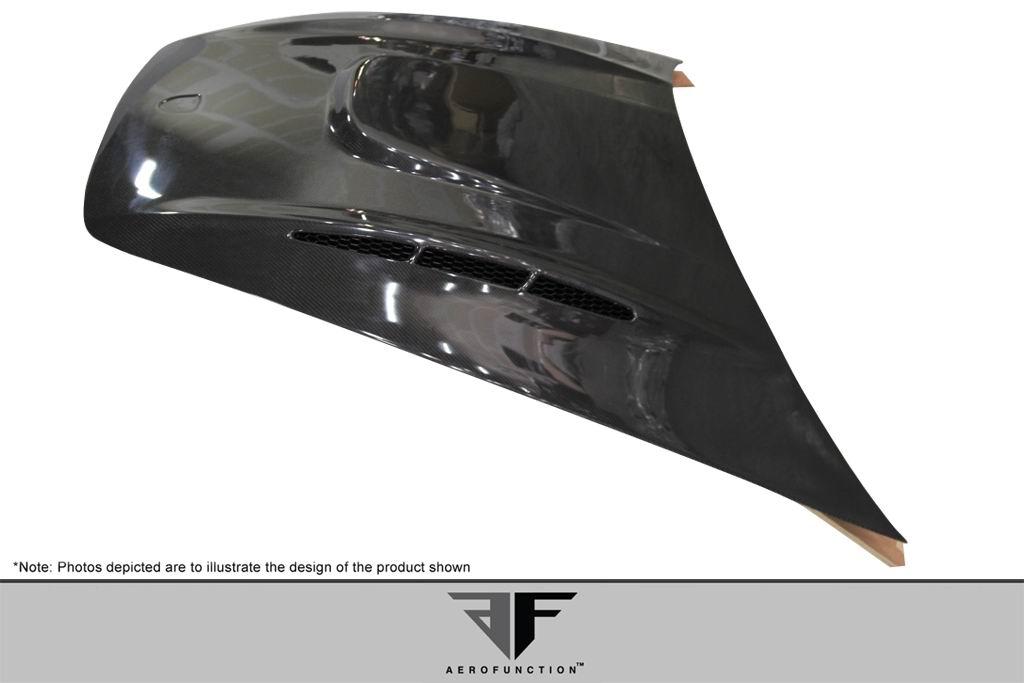 2011-2014 Porsche Cayenne Aero Function AF-3 Carbon Fiber Hood - Image 4
