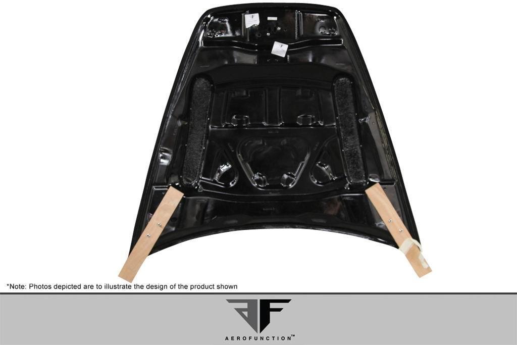 2011-2014 Porsche Cayenne Aero Function AF-3 Carbon Fiber Hood - Image 5