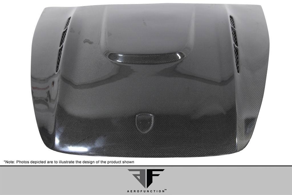 2011-2014 Porsche Cayenne Aero Function AF-3 Carbon Fiber Hood - Image 6
