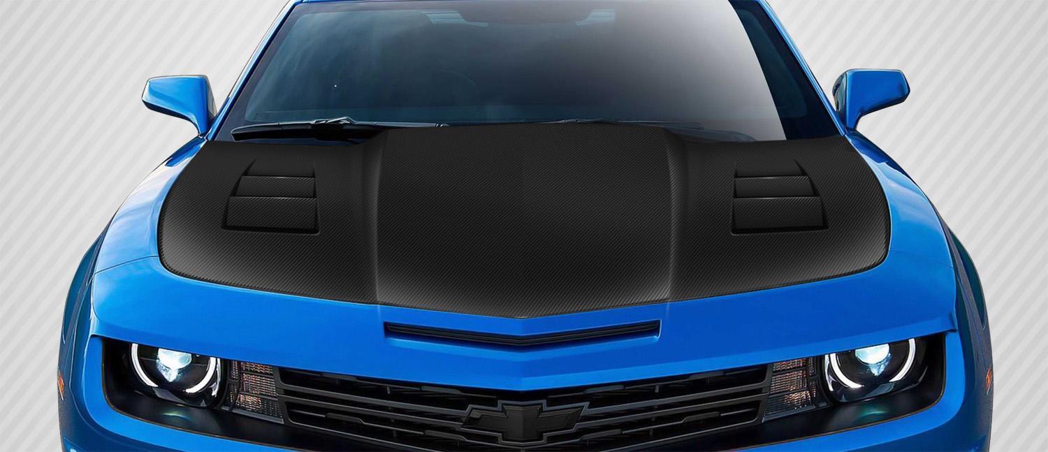 2010-2015 Chevrolet Camaro Carbon Creations TS-1 Carbon Fiber Hood - Image 1