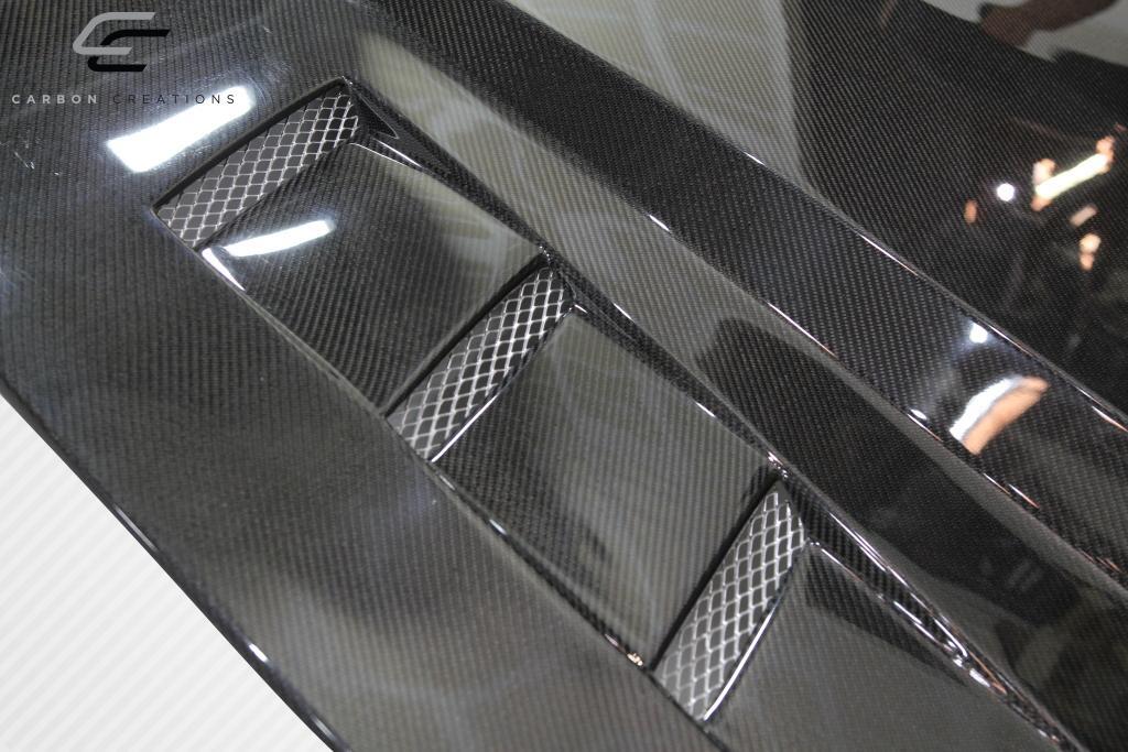 2010-2015 Chevrolet Camaro Carbon Creations TS-1 Carbon Fiber Hood - Image 4