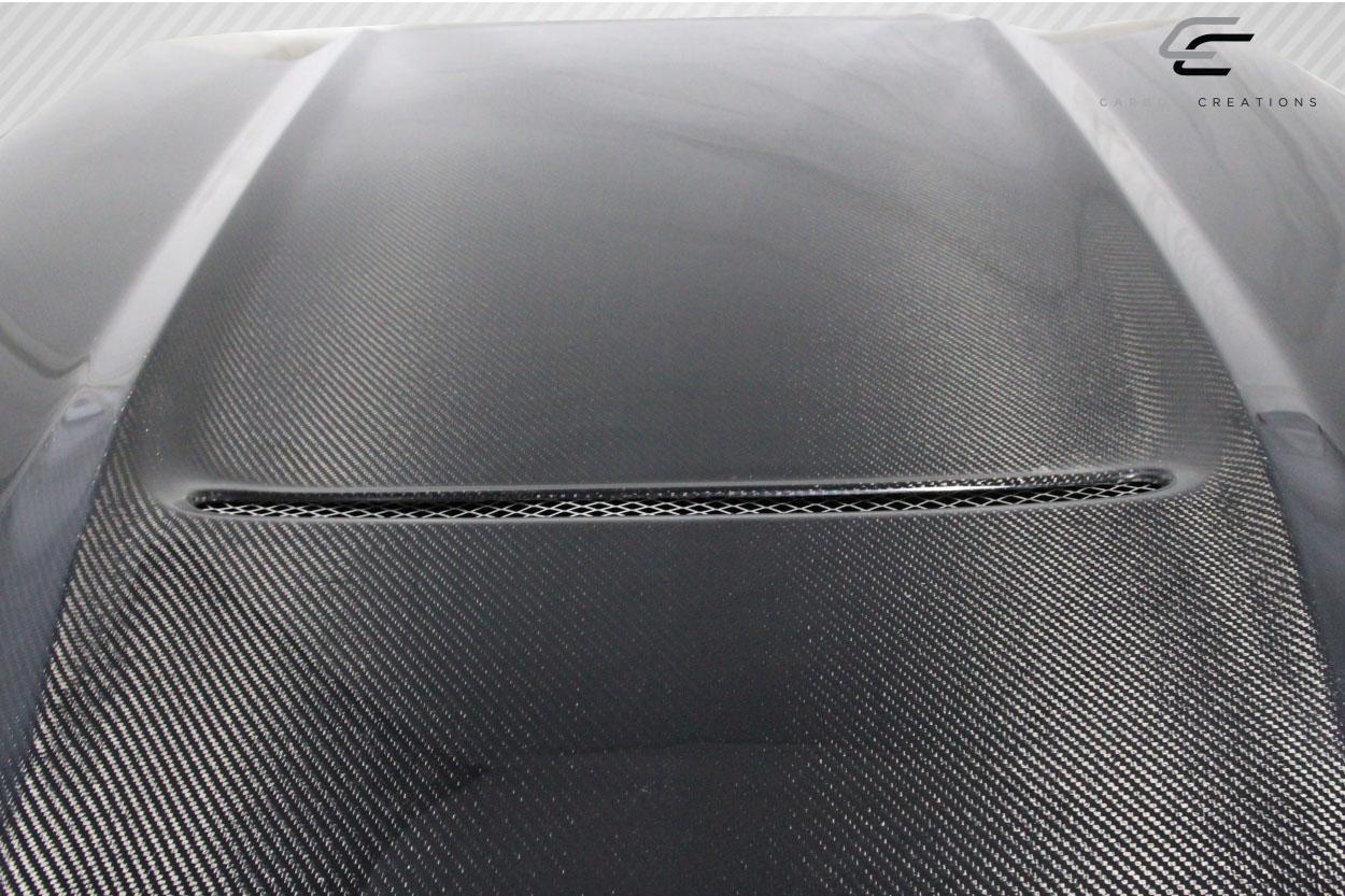 2015-2017 Ford Mustang Carbon Creations GT350 Carbon Fiber Hood - Image 8