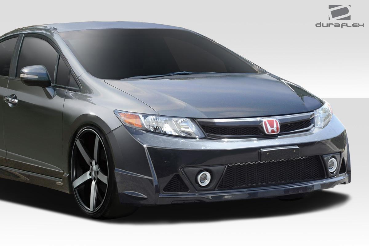 2012-2014 Honda Civic Duraflex MR Front Bumper - Image 2
