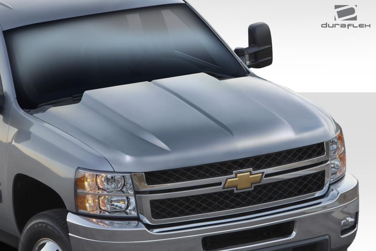 2007-2013 Chevrolet Silverado Duraflex Cowl Hood - Image 2
