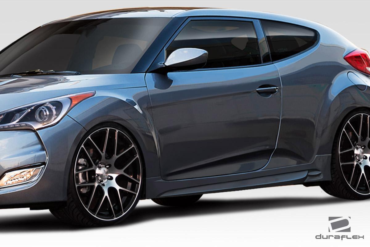 2012-2017 Hyundai Veloster Duraflex N Design Side Skirts - Image 2
