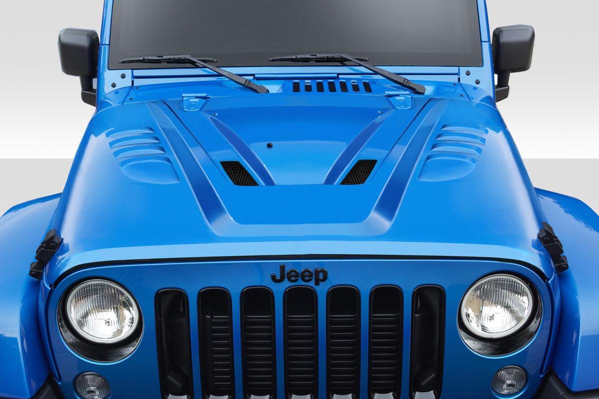2007-2018 Jeep Wrangler Duraflex ABR Hood - Image 1