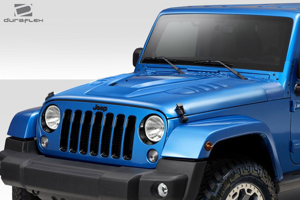 2007-2018 Jeep Wrangler Duraflex ABR Hood - Image 2