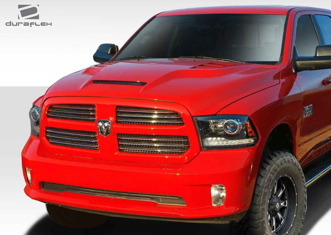 2009-2018 Dodge Ram Duraflex RK-S Hood - Image 2