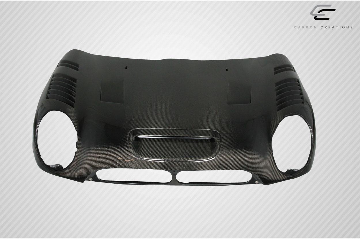 2002-2008 MINI Cooper Carbon Creations Racer Carbon Fiber Hood - Image 3