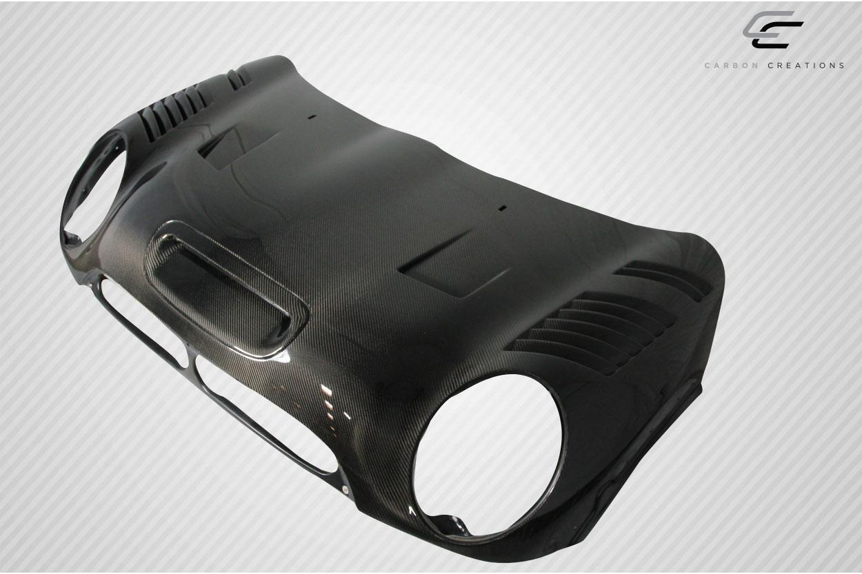 2002-2008 MINI Cooper Carbon Creations Racer Carbon Fiber Hood - Image 4