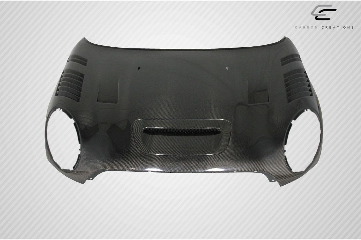 2007-2015 MINI Cooper Carbon Creations Racer Carbon Fiber Hood - Image 3