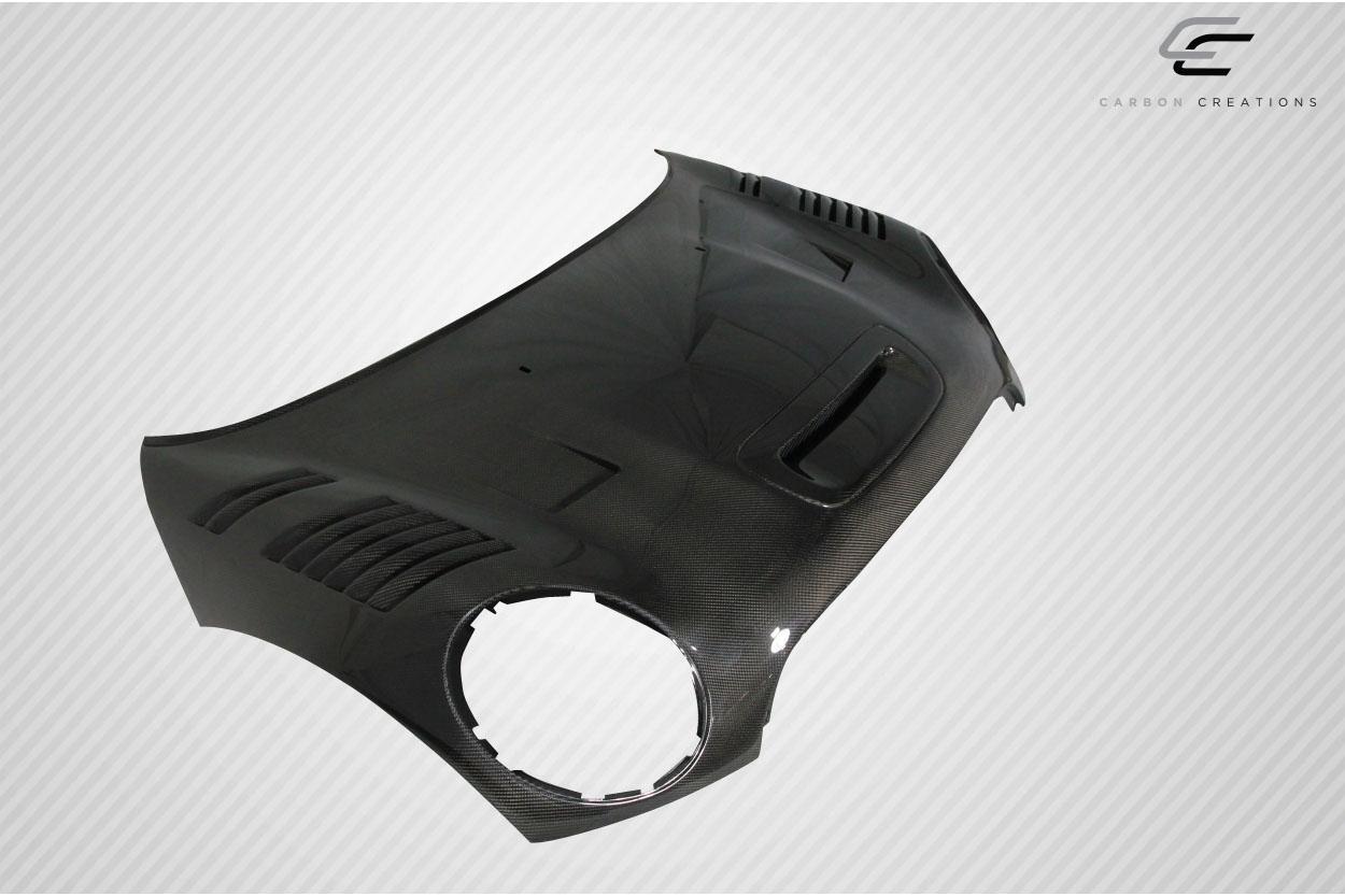 2007-2015 MINI Cooper Carbon Creations Racer Carbon Fiber Hood - Image 4