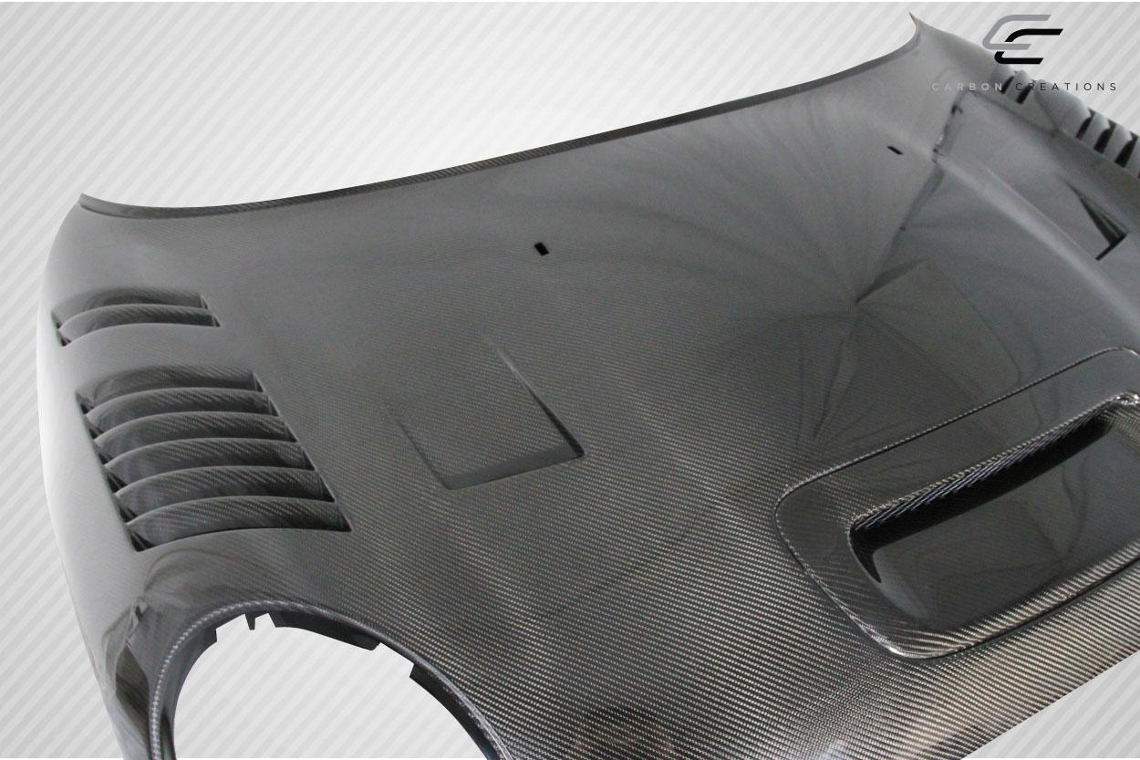 2007-2015 MINI Cooper Carbon Creations Racer Carbon Fiber Hood - Image 5