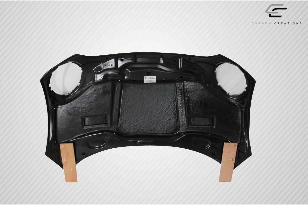 2007-2015 MINI Cooper Carbon Creations Racer Carbon Fiber Hood - Image 6