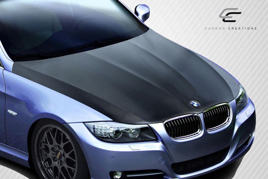 2009-2011 BMW 3 Series Carbon Creations OEM Look Carbon Fiber Hood - Image 2