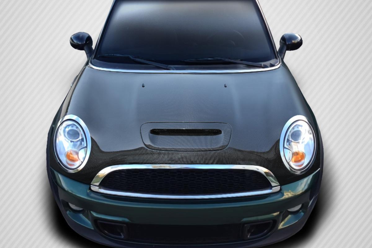 2007-2015 MINI Cooper Carbon Creations OEM Look Carbon Fiber Hood - Image 1