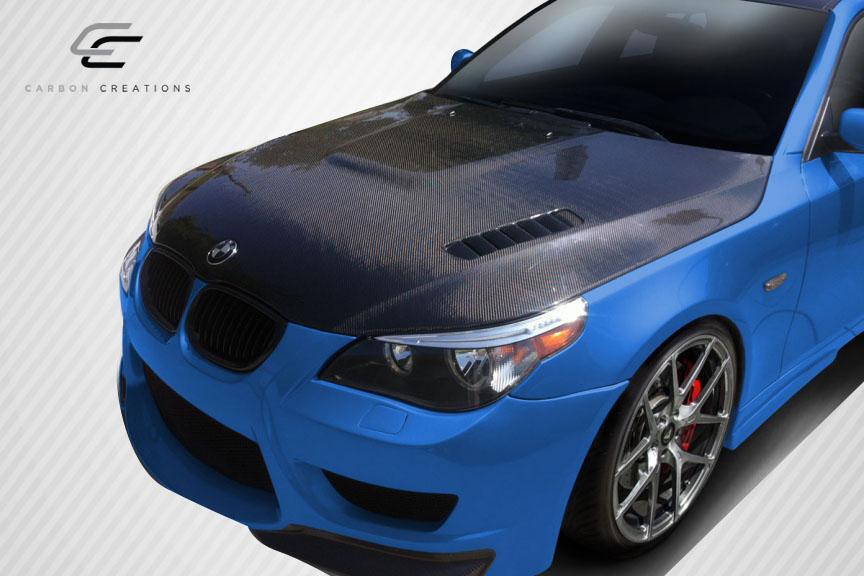 2004-2010 BMW 5 Series Carbon Creations AF1 Carbon Fiber Hood - Image 2