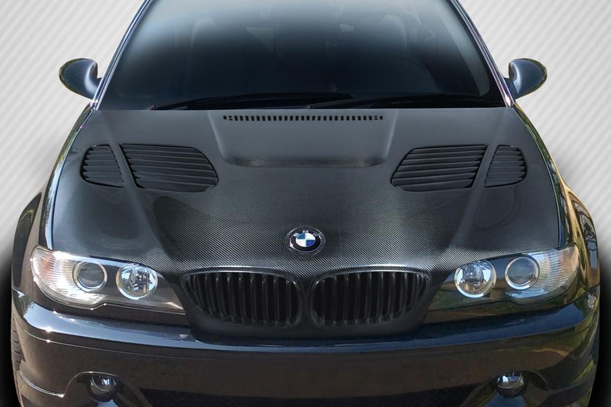 2004-2006 BMW 3 Series Carbon Creations GTR Carbon Fiber Hood - Image 1