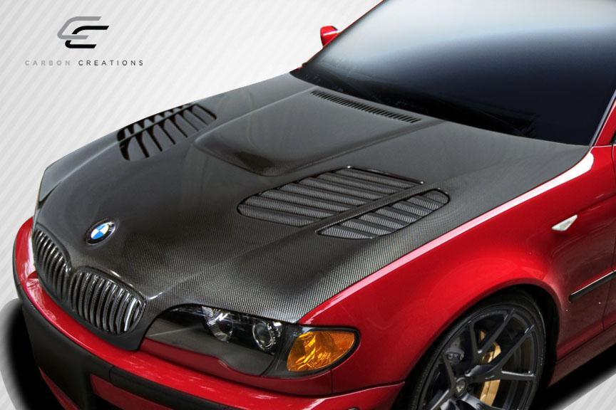 2004-2006 BMW 3 Series Carbon Creations GTR Carbon Fiber Hood - Image 2