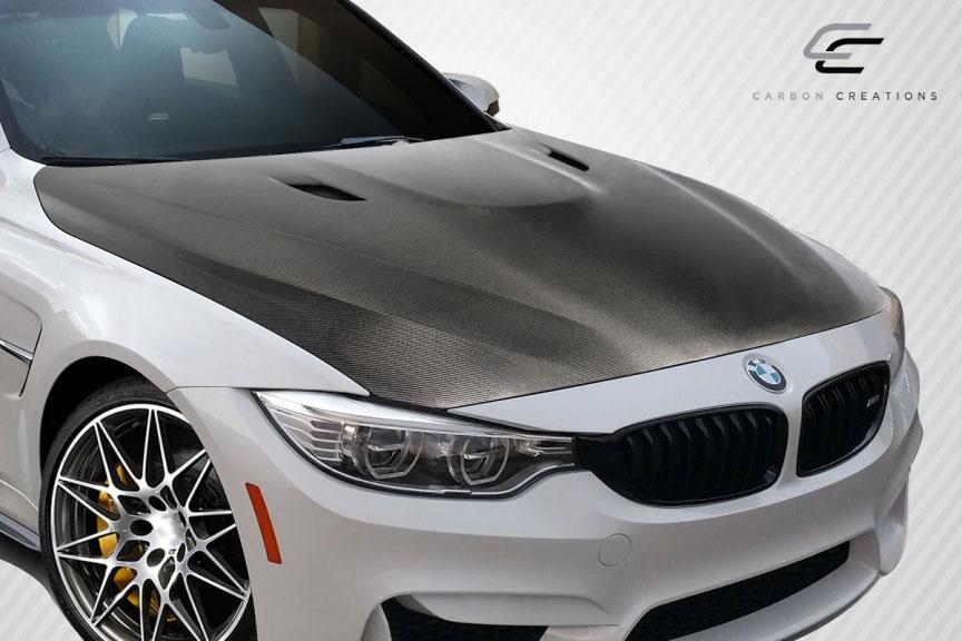 2014-2018 BMW M3 Carbon Creations E92 M3 Look Carbon Fiber Hood - Image 2