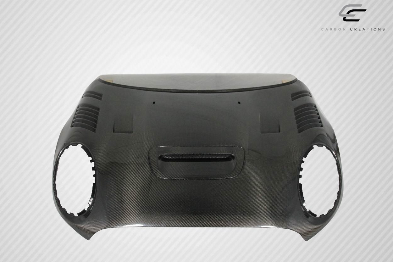 2014-2024 MINI Cooper Carbon Creations Racer Carbon Fiber Hood - Image 3